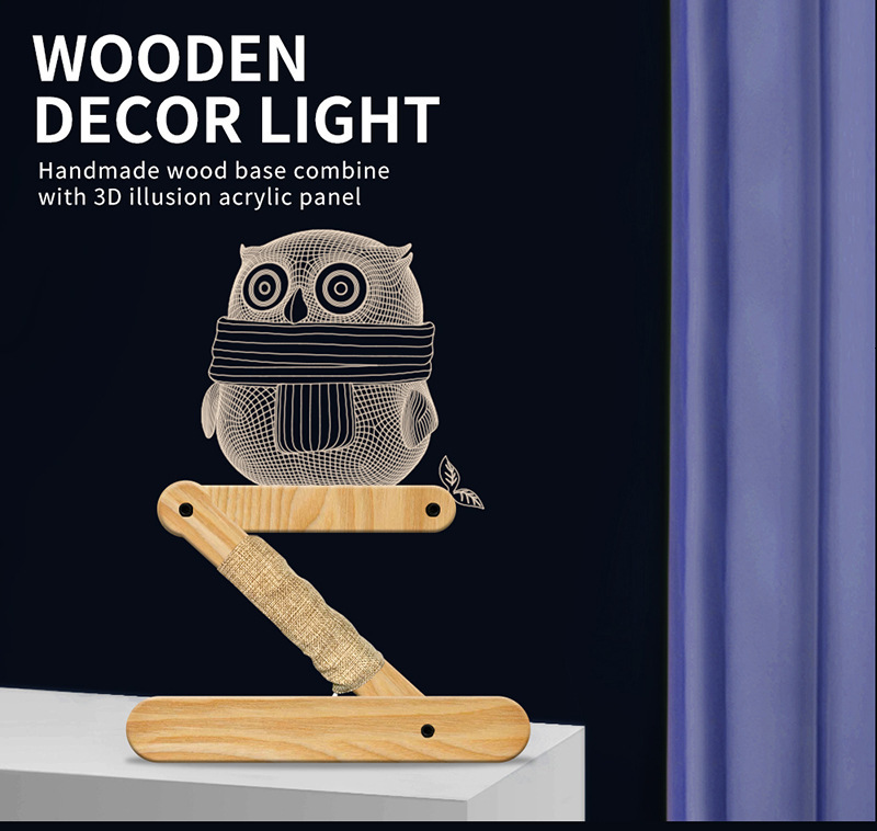 2021 New Wooden Usb 3d Led Animal Owl Night Light Warm Lighting Table Reading Lamps Bedroom Home Decor Birthday Gift Bt3s
2021 New Wooden Usb 3d Led Animal Owl Night Light Warm Lighting Table Reading Lamps Bedroom Home Decor Birthday Gift Bt3s