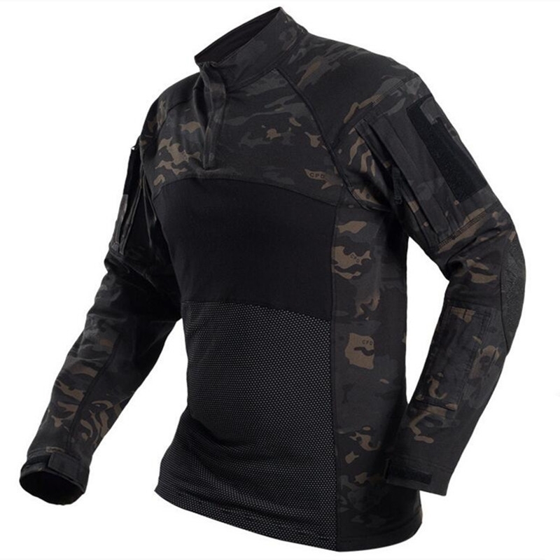 Tactical Cotton T-shirts Men Army Green Combat Camouflage T Shirt Men Long Sleeve Military T-Shirt Men's Hunt T-shirts Outwear 201203, Cp
Tactical Cotton T-shirts Men Army Green Combat Camouflage T Shirt Men Long Sleeve Military T-Shirt Men's Hunt T-shirts Outwear 201203, Cp