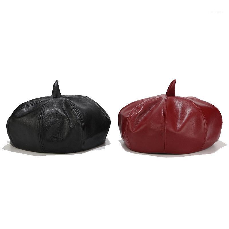 Berets Beret Hat Women PU Solid Color Pumpkin Autumn And Winter Eavesless Octagonal Simple Warm1, 03
Berets Beret Hat Women PU Solid Color Pumpkin Autumn And Winter Eavesless Octagonal Simple Warm1, 03