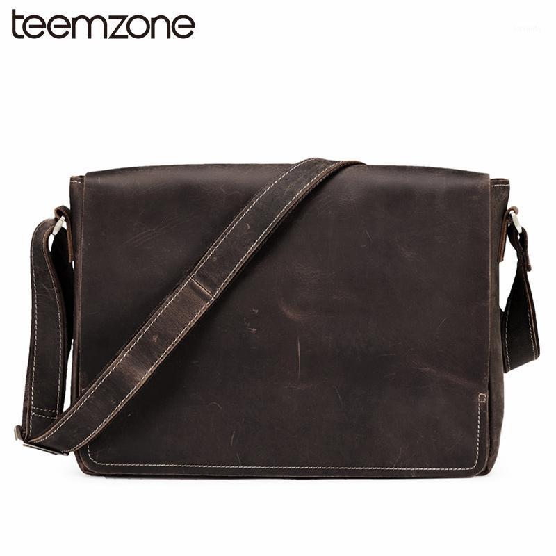 teemzone Men's Crazy Horse Genuine Leather Vintage Zipper Flap 15" Laptop Messenger Shoulder Attache Portfolio Lawyer Bag T89181, Brown
teemzone Men's Crazy Horse Genuine Leather Vintage Zipper Flap 15" Laptop Messenger Shoulder Attache Portfolio Lawyer Bag T89181, Brown