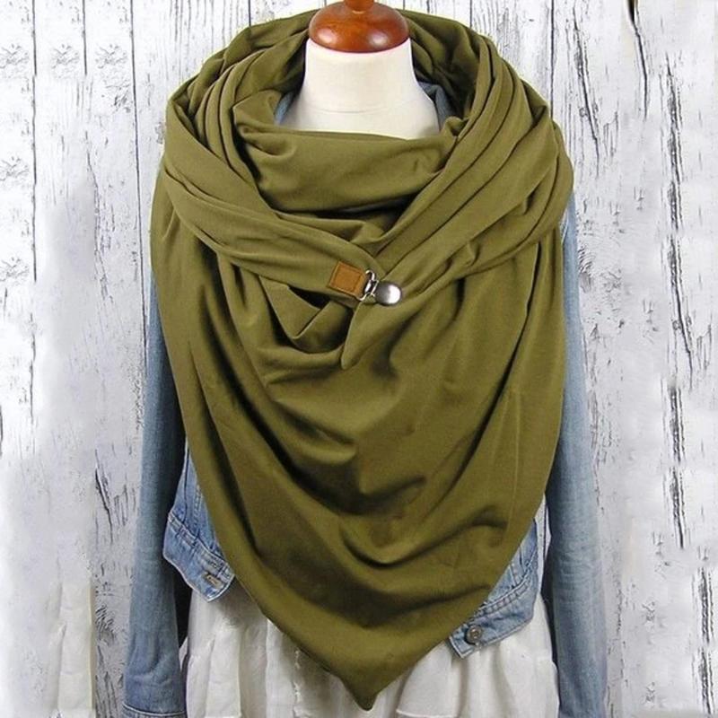 Scarves Winter Women Solid Colors Button Warm Scarf Wraps Fashion Retro Female Multi-purpose Shawl Foulard Femme #G11
Scarves Winter Women Solid Colors Button Warm Scarf Wraps Fashion Retro Female Multi-purpose Shawl Foulard Femme #G11
