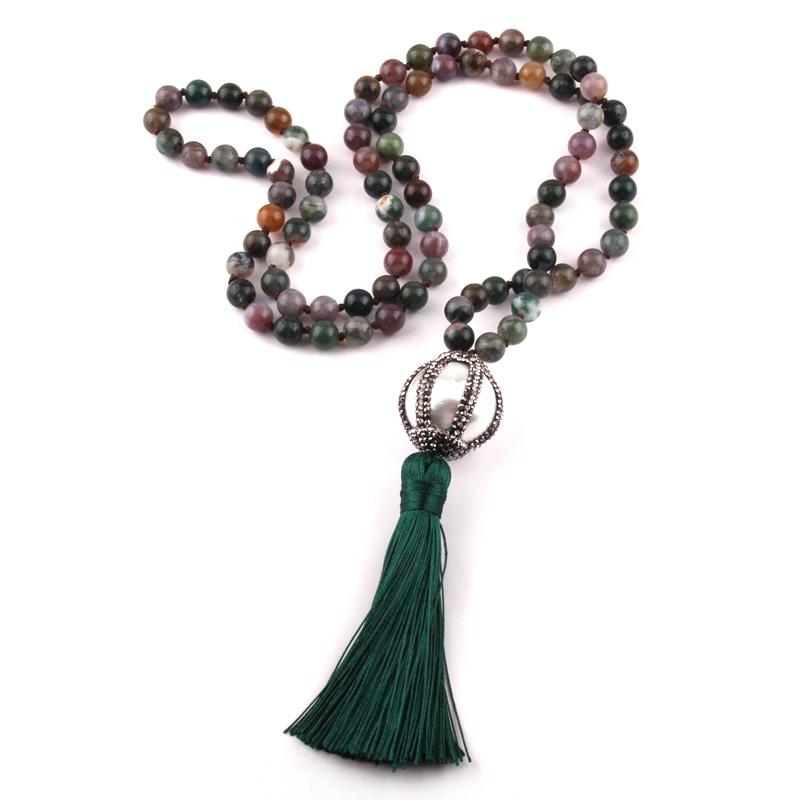 Free Shipping Fashion Natural Amazonite Stone Bead Knotted Crystal Pave Big Peal Pendant Tassel Punk Necklaces
Free Shipping Fashion Natural Amazonite Stone Bead Knotted Crystal Pave Big Peal Pendant Tassel Punk Necklaces