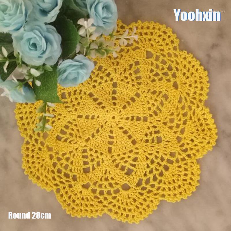 HOT Lace Round Cotton Table Place Mat Dish Pad Cloth Crochet Placemat Cup Mug Wedding Handmade Drink Doily Kitchen1, White
HOT Lace Round Cotton Table Place Mat Dish Pad Cloth Crochet Placemat Cup Mug Wedding Handmade Drink Doily Kitchen1, White