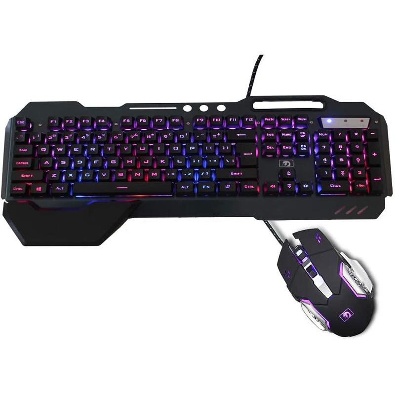 Mechanical RGB Keyboard and Mouse Combo, Adjustable Breathing Lamp Wired Gaming Keyboard Wrist Rest
Mechanical RGB Keyboard and Mouse Combo, Adjustable Breathing Lamp Wired Gaming Keyboard Wrist Rest