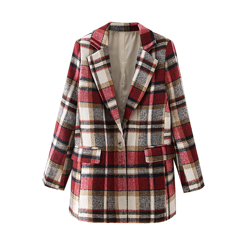 2021 New Gola Entalhada Tweed Blazer Moda Senhoras Jaqueta Streetwear Feminino Chique Boto Individual Casaco KO59, Burgundy
2021 New Gola Entalhada Tweed Blazer Moda Senhoras Jaqueta Streetwear Feminino Chique Boto Individual Casaco KO59, Burgundy