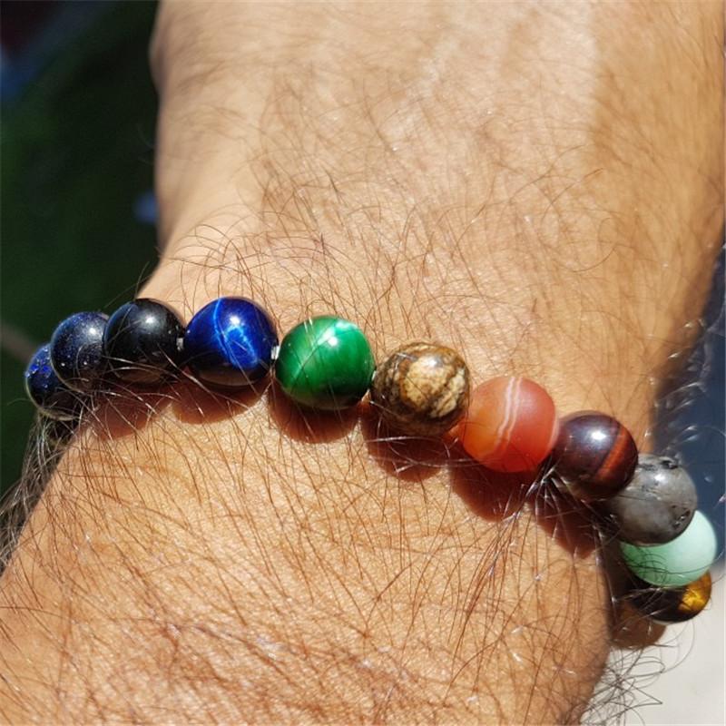 High Quality Natural Stone Bracelet Men Chakra Beads Universe Solar Galaxy Planets Bracelet For Women Unisex Jewelry
High Quality Natural Stone Bracelet Men Chakra Beads Universe Solar Galaxy Planets Bracelet For Women Unisex Jewelry
