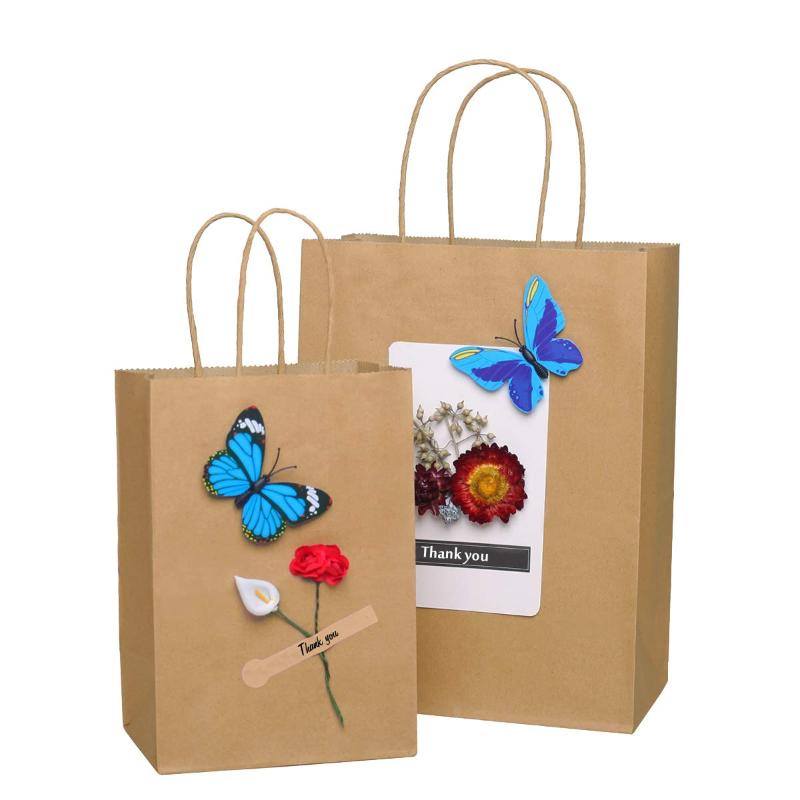 Household 1pcs Kraft Paper Bag With Handles For Wedding Party Fashionable Clothes Gifts Multifunction Wholesale Packing Bag
Household 1pcs Kraft Paper Bag With Handles For Wedding Party Fashionable Clothes Gifts Multifunction Wholesale Packing Bag