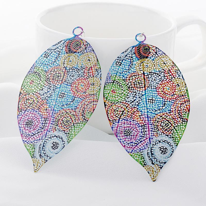 Earrings For Women Multicolor Large Texture Openwork Leaf Earrings Women's Fashion Jewelry Gift frete gratis1
Earrings For Women Multicolor Large Texture Openwork Leaf Earrings Women's Fashion Jewelry Gift frete gratis1