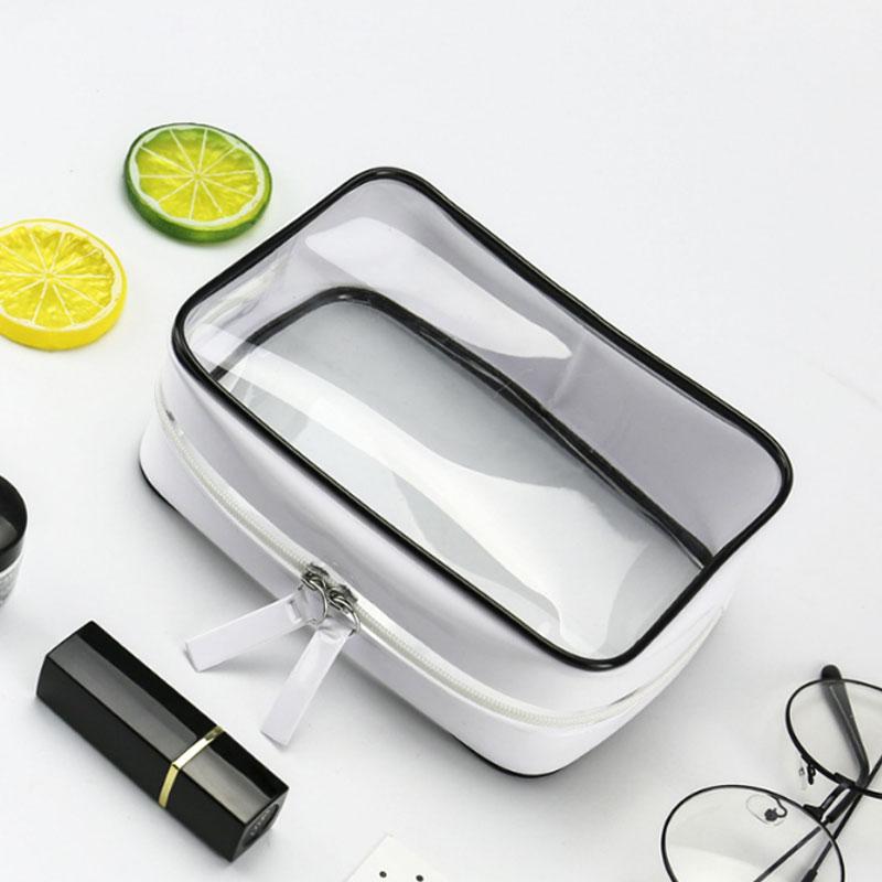 Transparent PVC Cosmetic Bag Women Men Travel Makeup Bag Zipper Make Up Organizer Storage Pouch Toiletry Beauty Wash Kit Case, White
Transparent PVC Cosmetic Bag Women Men Travel Makeup Bag Zipper Make Up Organizer Storage Pouch Toiletry Beauty Wash Kit Case, White