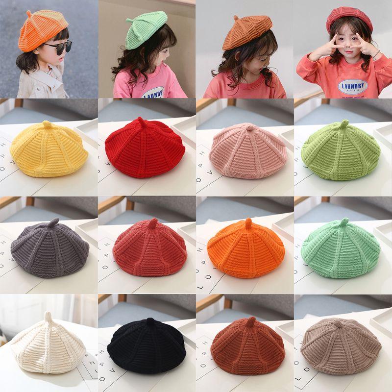 Berets Autumn Winter Unisex Kids Children Knitted Cap Warm Pumpkin Hat Casual Solid Color Painters, Gray
Berets Autumn Winter Unisex Kids Children Knitted Cap Warm Pumpkin Hat Casual Solid Color Painters, Gray