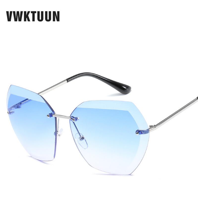 VWKTUUN Rimless Sunglasses Women Square Glasses Shades Oversized Sunglasses Metal Frame Oculos Feminino Vintage Retro
VWKTUUN Rimless Sunglasses Women Square Glasses Shades Oversized Sunglasses Metal Frame Oculos Feminino Vintage Retro