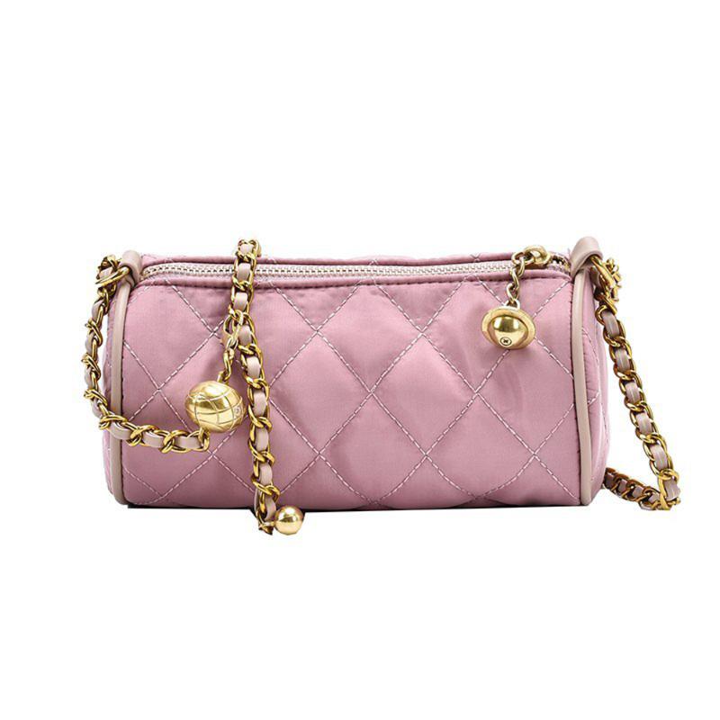 Women's Messenger Bag Chain Lingge 2021 New Simple Fashion Cylinder Women Shoulder Bag Handbag ,Travel, Shopping Girl's Purse, Black
Women's Messenger Bag Chain Lingge 2021 New Simple Fashion Cylinder Women Shoulder Bag Handbag ,Travel, Shopping Girl's Purse, Black