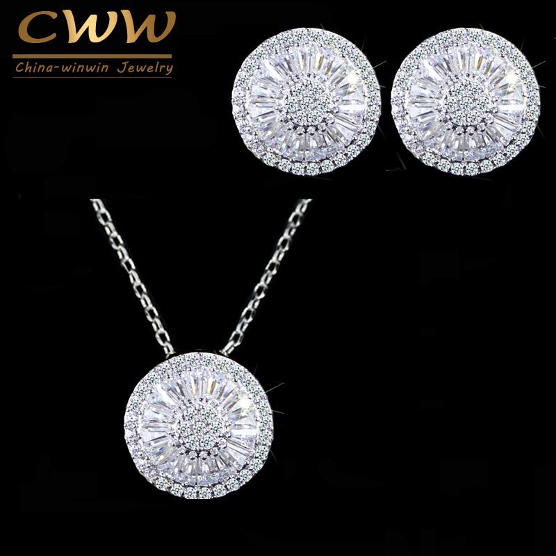CWWZircons Top Quality CZ Crystal Women Fashion Jewellery Shiny Round Cubic Zircon Necklace and Earring Jewelry set T039, As pic
CWWZircons Top Quality CZ Crystal Women Fashion Jewellery Shiny Round Cubic Zircon Necklace and Earring Jewelry set T039, As pic