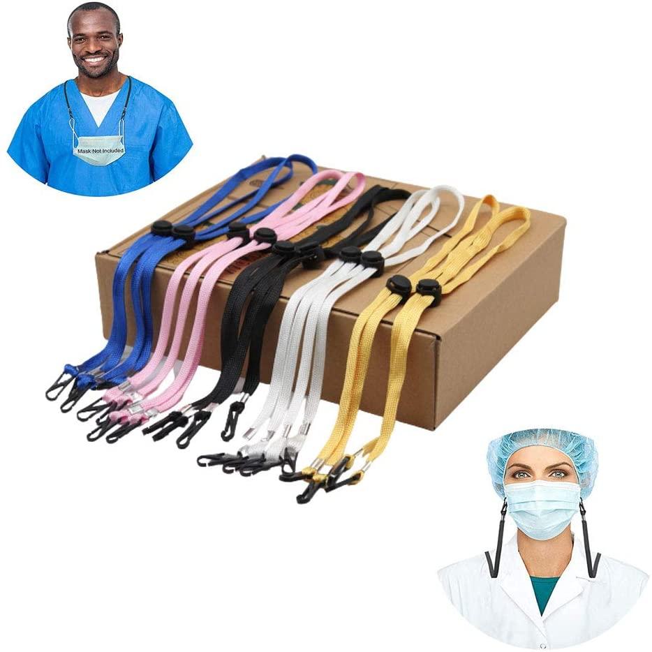 Face Mask Lanyard Adjustable Length Mask Strap Handy Convenient Safety Mask Holder Hanger Sanitary Masks Strap Extenders Around Neck OOA9745
Face Mask Lanyard Adjustable Length Mask Strap Handy Convenient Safety Mask Holder Hanger Sanitary Masks Strap Extenders Around Neck OOA9745