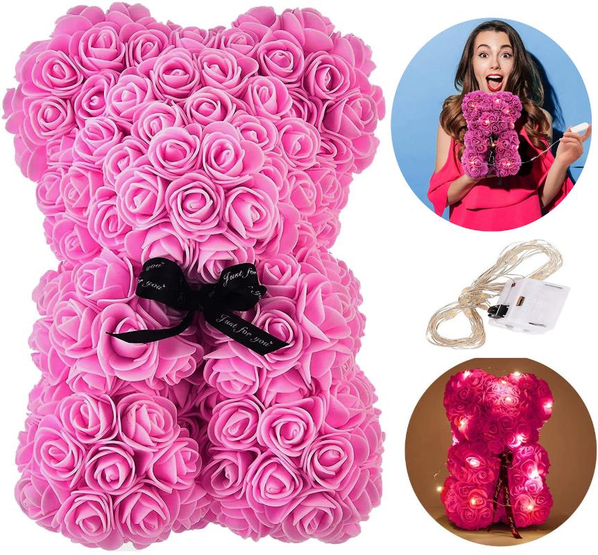 Gifts for Women, Rose Teddy Bear Flower Gift Stocking Stuffer for Wife Girfriend Girls Christmas Anniversary Birthdays Bridal, Box
Gifts for Women, Rose Teddy Bear Flower Gift Stocking Stuffer for Wife Girfriend Girls Christmas Anniversary Birthdays Bridal, Box