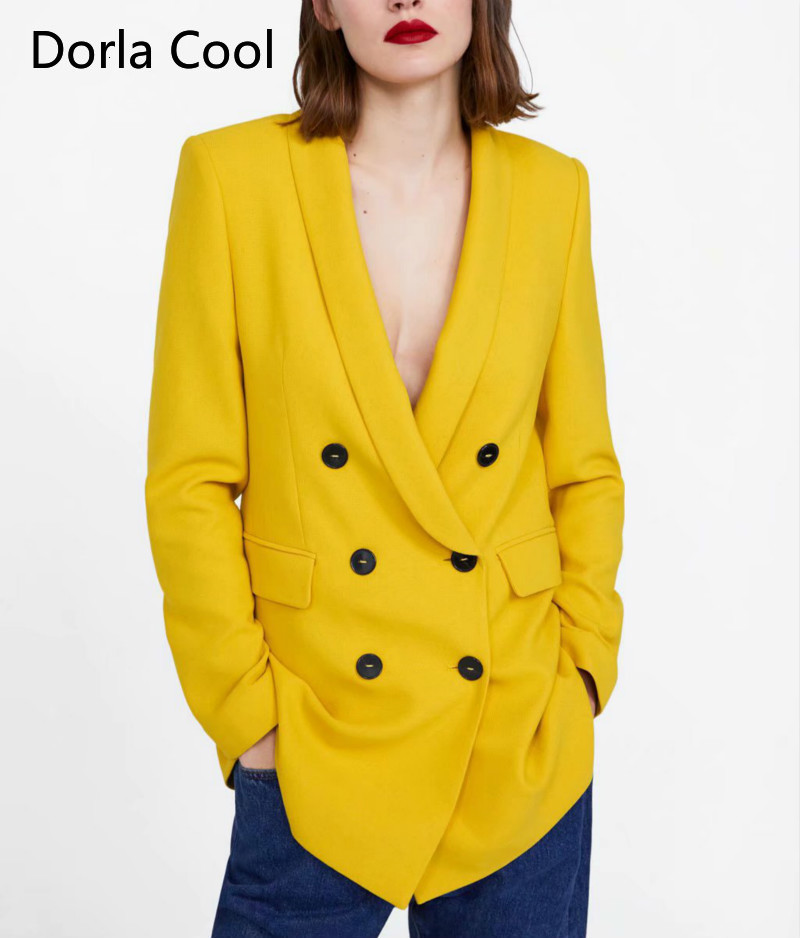 High Street Female Color Yellow Blazers Spring Loose Long Coat England Lady Dual-style Breasted Outerwear Jackets 2021 Uvc1
High Street Female Color Yellow Blazers Spring Loose Long Coat England Lady Dual-style Breasted Outerwear Jackets 2021 Uvc1