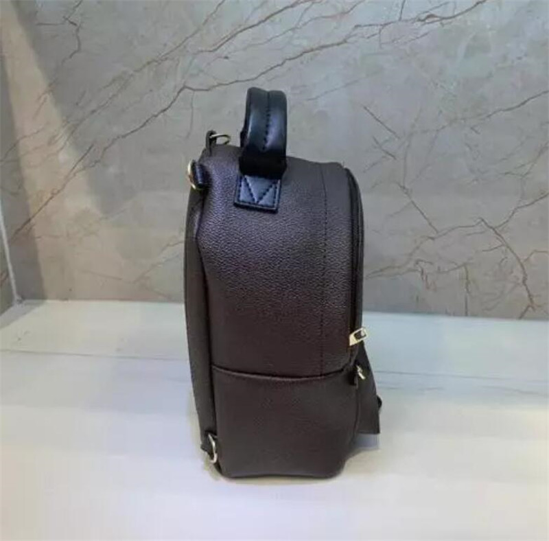 Luxury design Best quality Women's Mini Backpack Genuine Leather PaIm SPRlNGS bag Essential for stylish ladie/girl Free ship, Coffee flower
Luxury design Best quality Women's Mini Backpack Genuine Leather PaIm SPRlNGS bag Essential for stylish ladie/girl Free ship, Coffee flower