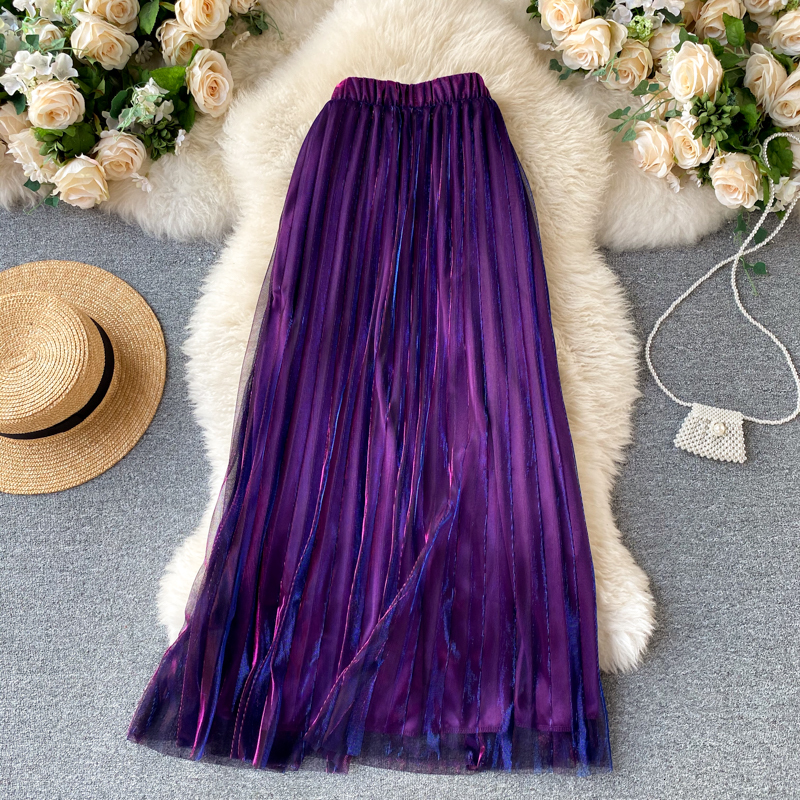 2021 New Shiny chic purple long female high-to-line autumn loose streetwear skirt plissada 0Y3J
2021 New Shiny chic purple long female high-to-line autumn loose streetwear skirt plissada 0Y3J