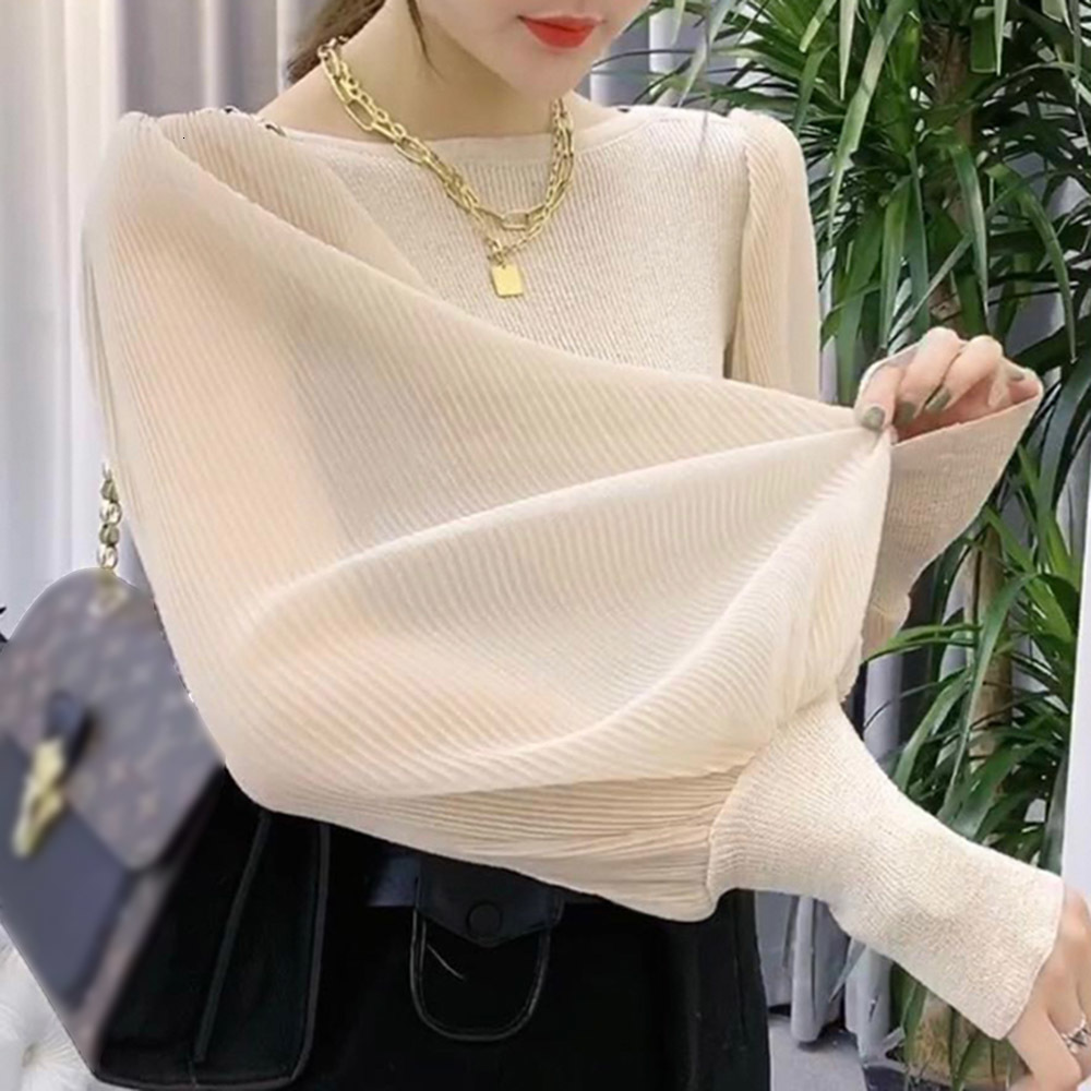 2021 Korean Version Sweater Spring Autumn New Fashion Thin Simple Hot Sale Spliced Mesh Round Neck Lantern Sleeve M97P, Ivory
2021 Korean Version Sweater Spring Autumn New Fashion Thin Simple Hot Sale Spliced Mesh Round Neck Lantern Sleeve M97P, Ivory