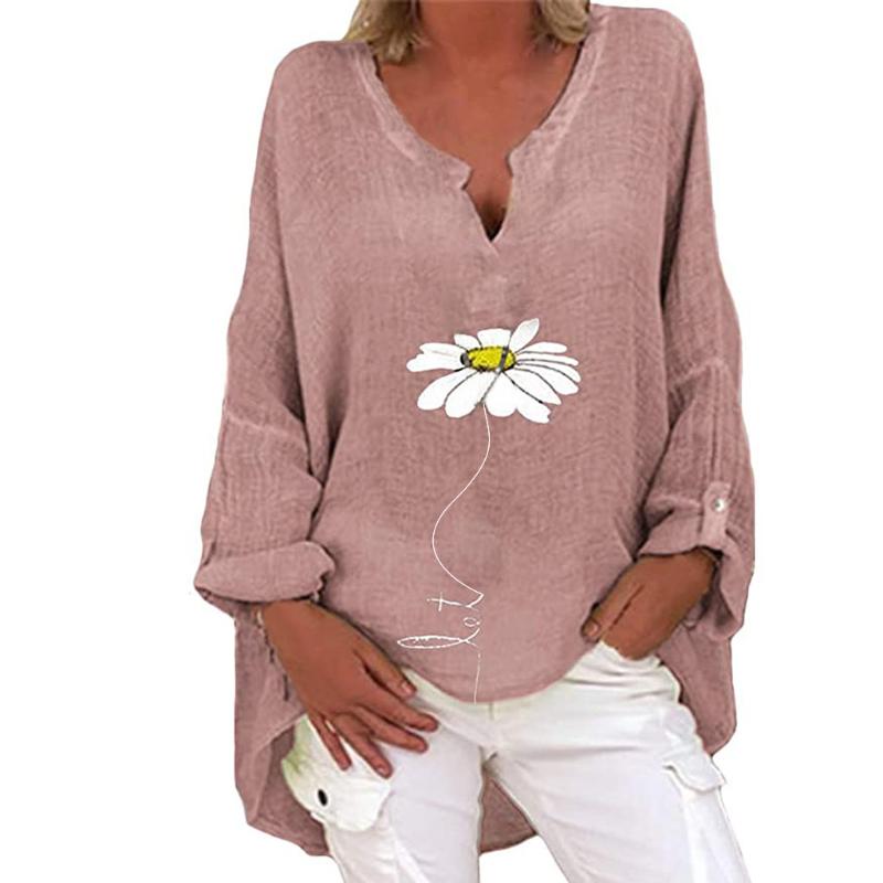 Floral Print Shirt Blouse Plus Size Women Casual Long Sleeve Loose V-neck Shirt Blouse Top Loose Button blusas de mujer, Purple
Floral Print Shirt Blouse Plus Size Women Casual Long Sleeve Loose V-neck Shirt Blouse Top Loose Button blusas de mujer, Purple