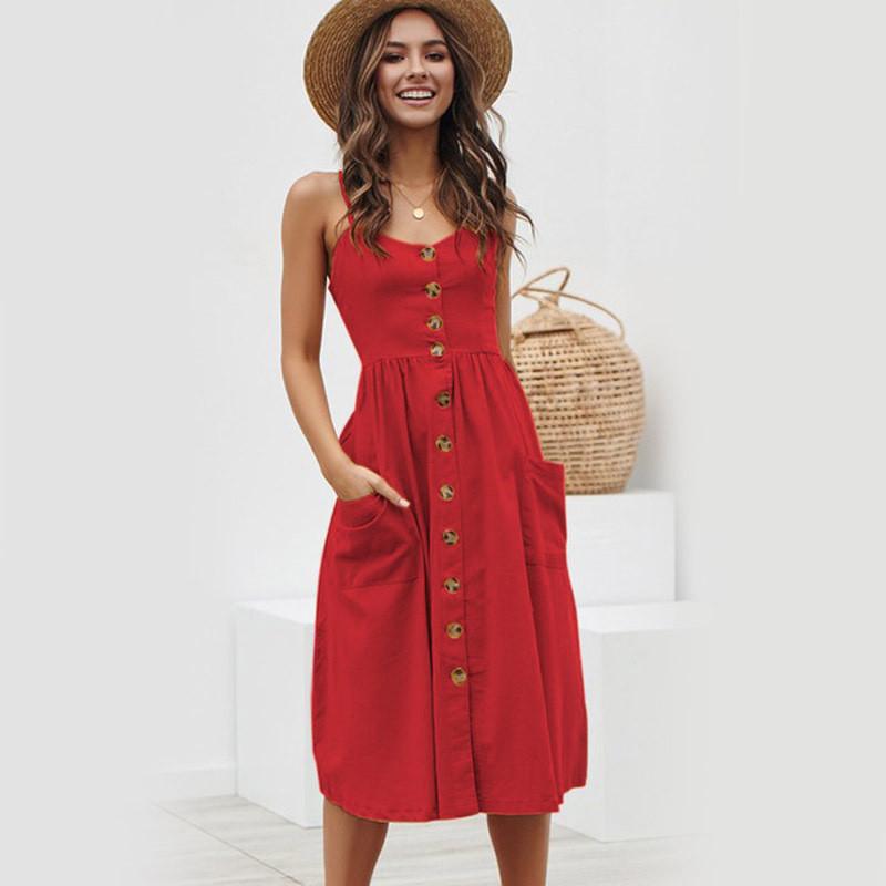 Cotton Linen Women Summer Dress 2020 Casual V-neck Button Pocket Short Sleeve A-line Midi Dresses For Women Vestidos, Army green
Cotton Linen Women Summer Dress 2020 Casual V-neck Button Pocket Short Sleeve A-line Midi Dresses For Women Vestidos, Army green