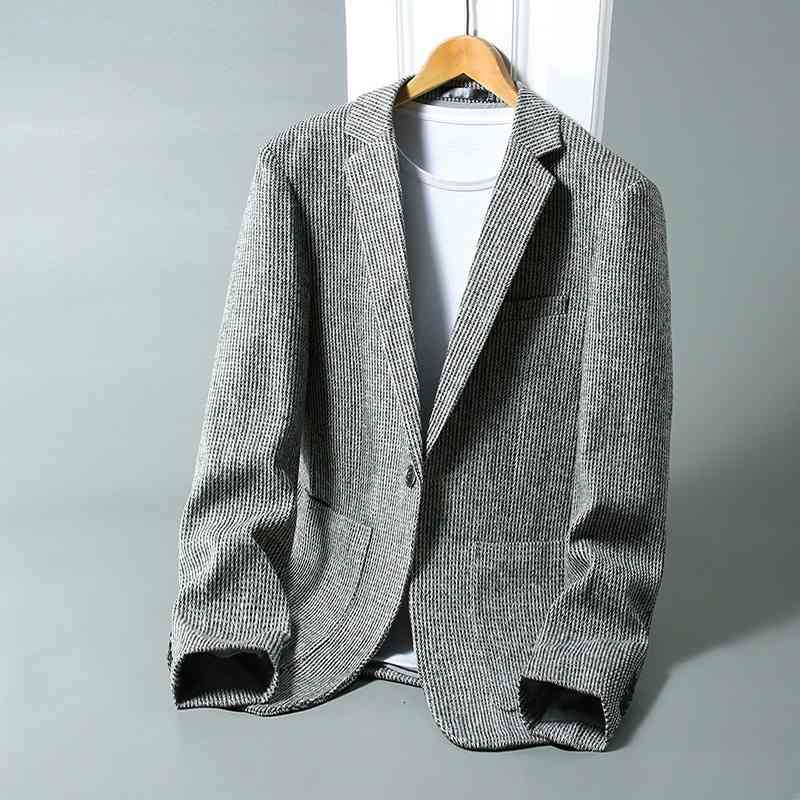 Men's Suits & Blazers Casual suit coat men's slim top autumn and winter convenience 6KI7, Khaki
Men's Suits & Blazers Casual suit coat men's slim top autumn and winter convenience 6KI7, Khaki