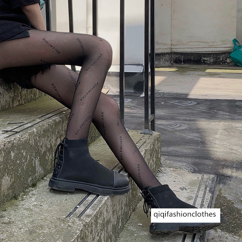 Black English letter silk stockings women's thin anti hook silk student sexy fashion brand high long tube bottomed pantyhose spring and, Black letter
Black English letter silk stockings women's thin anti hook silk student sexy fashion brand high long tube bottomed pantyhose spring and, Black letter