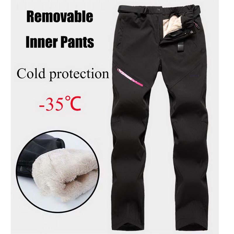 Winter Warm Fleece Ski Pants Women Men Thick Elastic Hiking Trousers Outdoor Sports New Waterproof Pant Camping Fishing, Women black
Winter Warm Fleece Ski Pants Women Men Thick Elastic Hiking Trousers Outdoor Sports New Waterproof Pant Camping Fishing, Women black