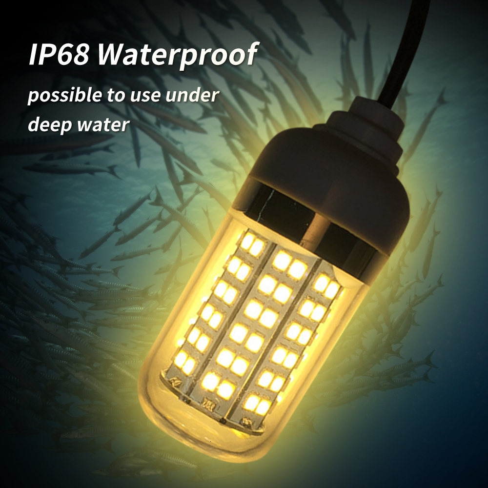 2021 New 12-24v 5w 108leds Underwater Fishing Light Lure Bait Submersible Fish Finder Ip68 with 5m/16.4ft Cord Ap97
2021 New 12-24v 5w 108leds Underwater Fishing Light Lure Bait Submersible Fish Finder Ip68 with 5m/16.4ft Cord Ap97