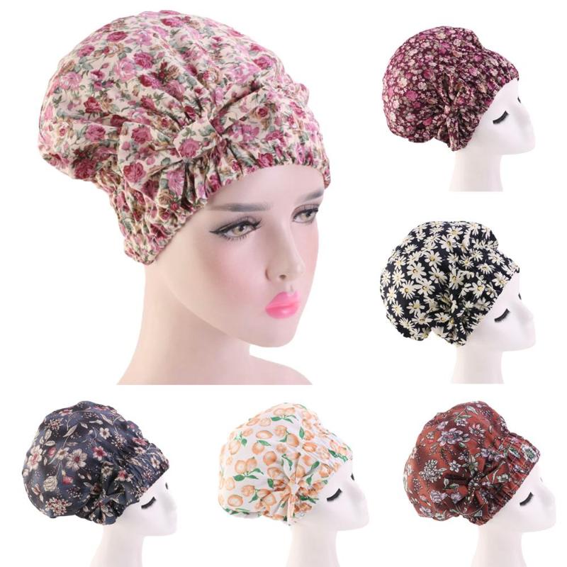 Women Floral Printed Sleep Cap Wide Stretch Cotton Chemo Cancer Elastic Hair Care Headwear Wrap Muslim Bonnet Turban Beanies New, Black
Women Floral Printed Sleep Cap Wide Stretch Cotton Chemo Cancer Elastic Hair Care Headwear Wrap Muslim Bonnet Turban Beanies New, Black