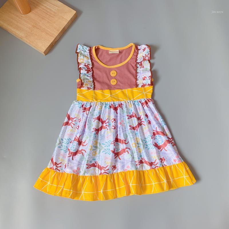 2020 NEW girl clothing Summer brown top pattern frock boutique Infants toddler Kids ruffles little girl princess dress1
2020 NEW girl clothing Summer brown top pattern frock boutique Infants toddler Kids ruffles little girl princess dress1