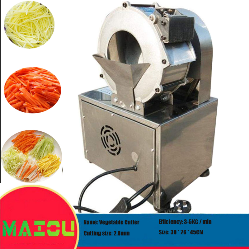 220Multi-function Automatic Cutting Machine Commercial Electric Potato Carrot Ginger Slicer shred Vegetable Cutter Electric vegetable cuttin