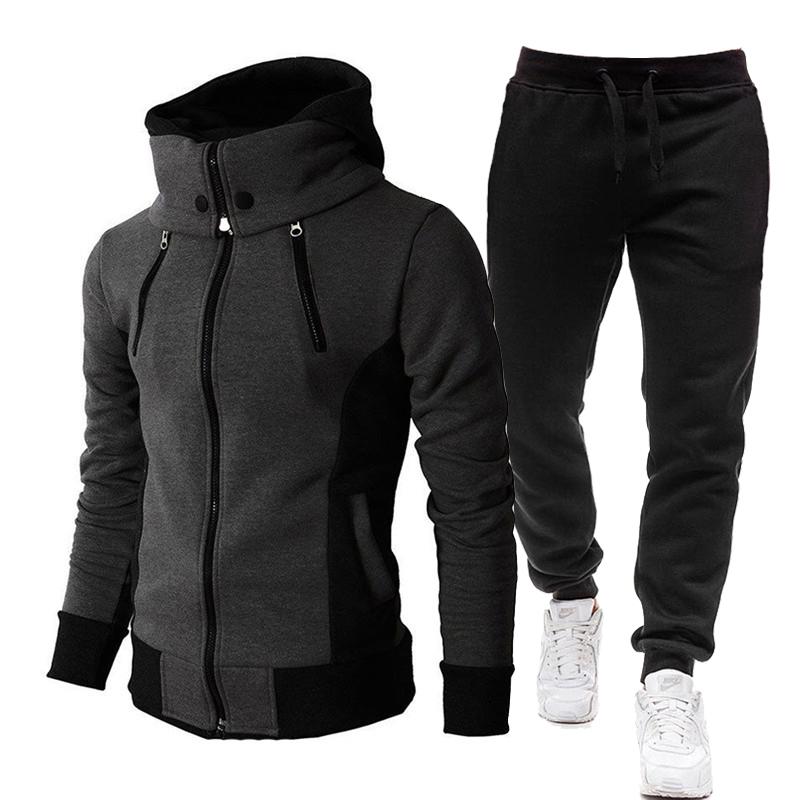Men's Tracksuits Autumn Winter Tracksuit Men Suits Casual High Callor Hoodie + Pant Sportswear Male Warm Zipper Sweatshirts /jacket Two Piec, Gray
Men's Tracksuits Autumn Winter Tracksuit Men Suits Casual High Callor Hoodie + Pant Sportswear Male Warm Zipper Sweatshirts /jacket Two Piec, Gray