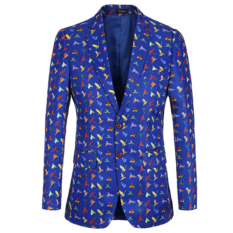 2020 Mark New 3d Bird Male Jacket Thin Party Fitting Men's Vintage Design Luxury Blazers Casual Blazer Suits, Beige
2020 Mark New 3d Bird Male Jacket Thin Party Fitting Men's Vintage Design Luxury Blazers Casual Blazer Suits, Beige