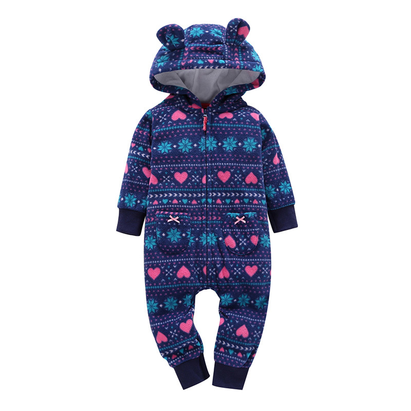 2019 New Baby costume rompers Clothes cold Winter Boy Girl Garment Warm Comfortable Pure Cotton coat jacket kids Y1221