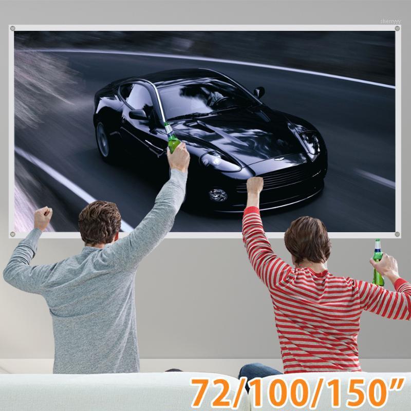 72/100/150 inch 16:9 Projector Simple Curtain Anti-light Screen Home Outdoor Office Portable 3D HD Projector Screen1
72/100/150 inch 16:9 Projector Simple Curtain Anti-light Screen Home Outdoor Office Portable 3D HD Projector Screen1