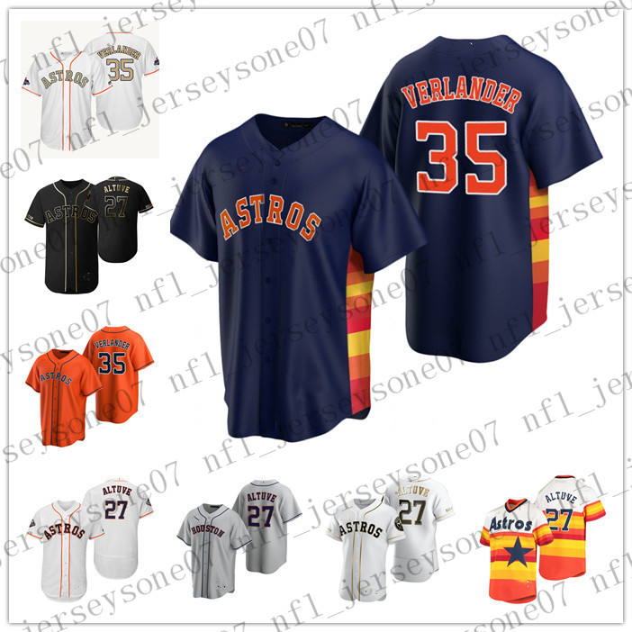 Custom Men womens youth 27 Jose Altuve Houston Astros Navy 35 Justin Verlander White black 2019 Postseason Cool Base Jersey
Custom Men womens youth 27 Jose Altuve Houston Astros Navy 35 Justin Verlander White black 2019 Postseason Cool Base Jersey