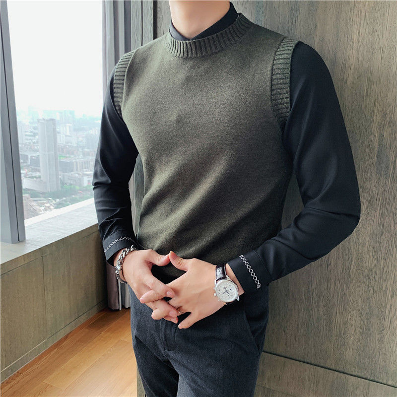 2020 Men's Sleeveless Vest Thin Around the Neck... Military Sweater, Green Sweater... 4 Solid Color... Male Sweater Vest... Uyc9, White
2020 Men's Sleeveless Vest Thin Around the Neck... Military Sweater, Green Sweater... 4 Solid Color... Male Sweater Vest... Uyc9, White