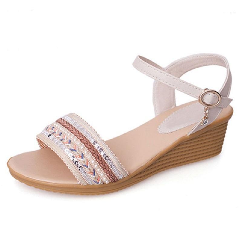 Sweet Women Sandals Open Toe Concise Design Summer Style Student Wedge Sandals For Woman1, Beige
Sweet Women Sandals Open Toe Concise Design Summer Style Student Wedge Sandals For Woman1, Beige
