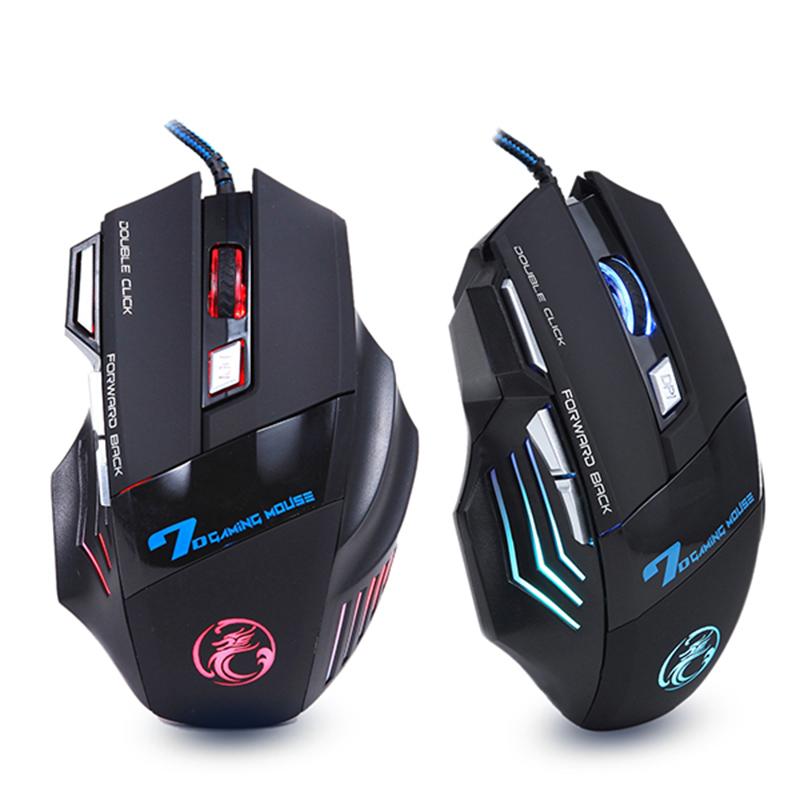Ergonomic Wired Gaming Mouse 7 Button LED 5500 DPI USB Computer Mouse Gamer iMice X7 Silent Mause With Backlight For PC Laptop
Ergonomic Wired Gaming Mouse 7 Button LED 5500 DPI USB Computer Mouse Gamer iMice X7 Silent Mause With Backlight For PC Laptop