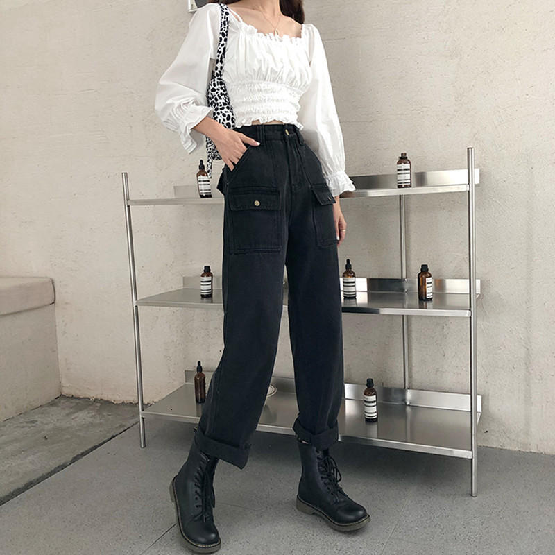 2021 New S- Autumn female style loose safari black-style denim of with straight waist jeans for women (78525) MRLP
2021 New S- Autumn female style loose safari black-style denim of with straight waist jeans for women (78525) MRLP