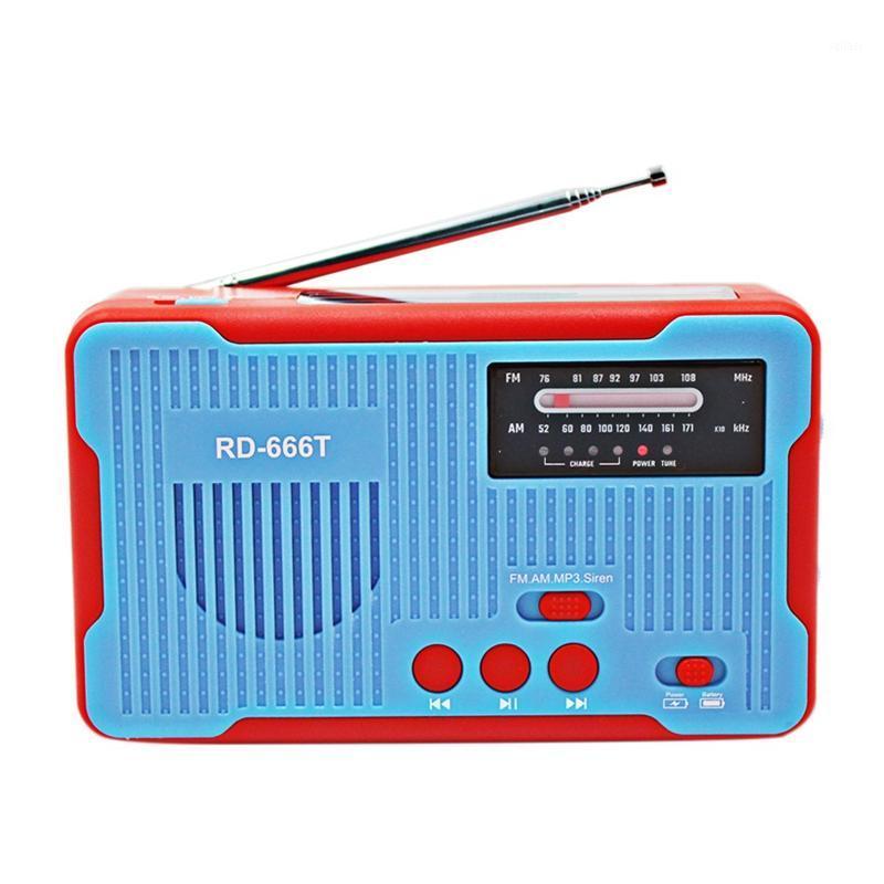 Emergency Radio Solar Powered AM/FM Radio Hand Crank with Emergency Alarm Power Bank for MP3 Play Blue1
Emergency Radio Solar Powered AM/FM Radio Hand Crank with Emergency Alarm Power Bank for MP3 Play Blue1