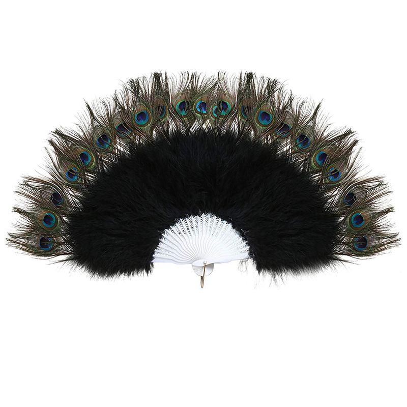 Roaring 20S Vintage Style Peacock & Black Marabou Feather Fan Flapper Accessories 135.6x68.6cm
Roaring 20S Vintage Style Peacock & Black Marabou Feather Fan Flapper Accessories 135.6x68.6cm