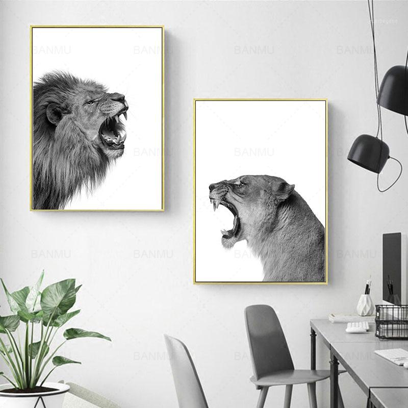 2 pieces Canvas Painting Lion and Lioness Poster Animal Wall Art Print Picture Black White Woodlands for Living Room Home Decor1
2 pieces Canvas Painting Lion and Lioness Poster Animal Wall Art Print Picture Black White Woodlands for Living Room Home Decor1