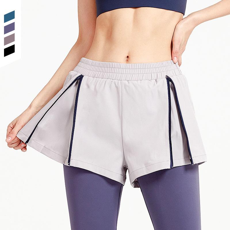 Fake Two Pieces Fitness Leggings Women High Waist Hip Up Tights Trousers Gym Running Elastic Pants Quick-Dry Sports Leggings, Black
Fake Two Pieces Fitness Leggings Women High Waist Hip Up Tights Trousers Gym Running Elastic Pants Quick-Dry Sports Leggings, Black
