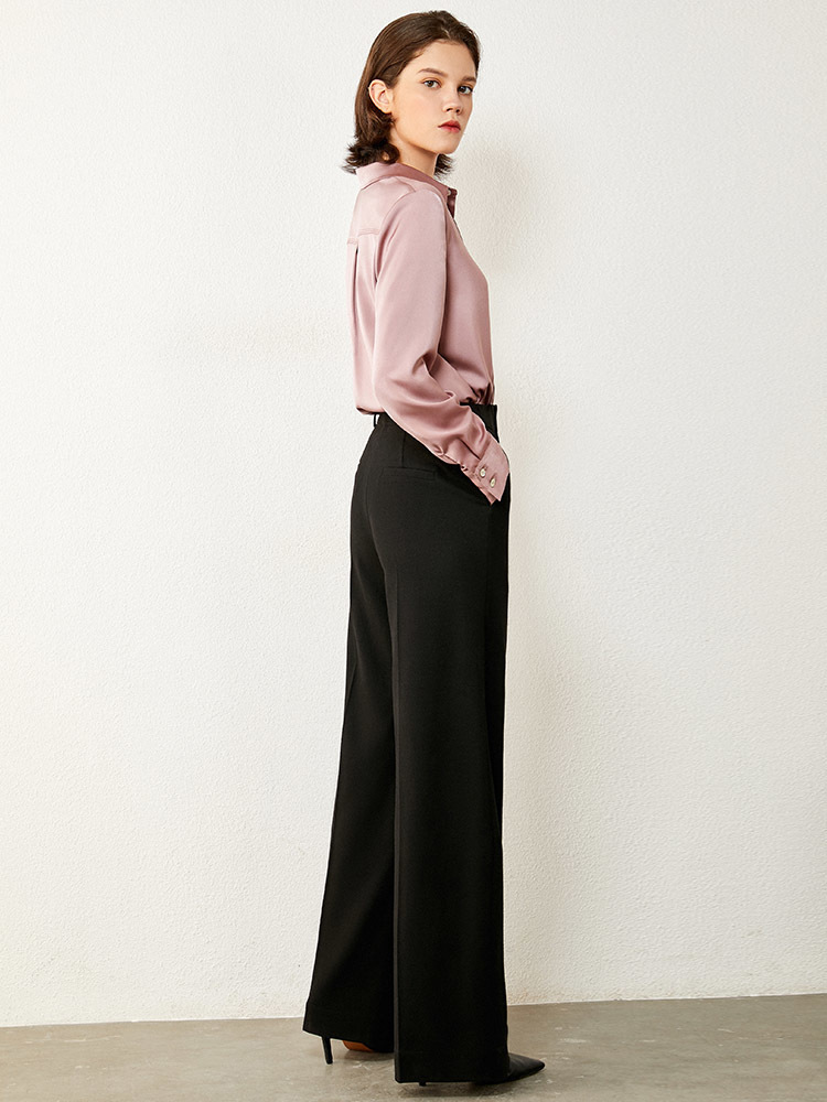 Amii Minimalism Autumn Winter Fashion OLstyle Woman Pants Causal Solid High Waist Loose Female Pants 12040647 201111