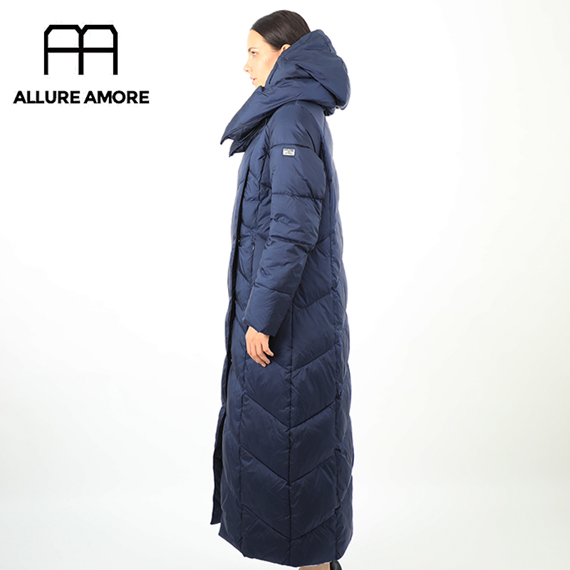 new cotton women's down jacket long parka outwear north with hood warm puffer quilted coat face female plus size montcler 201029