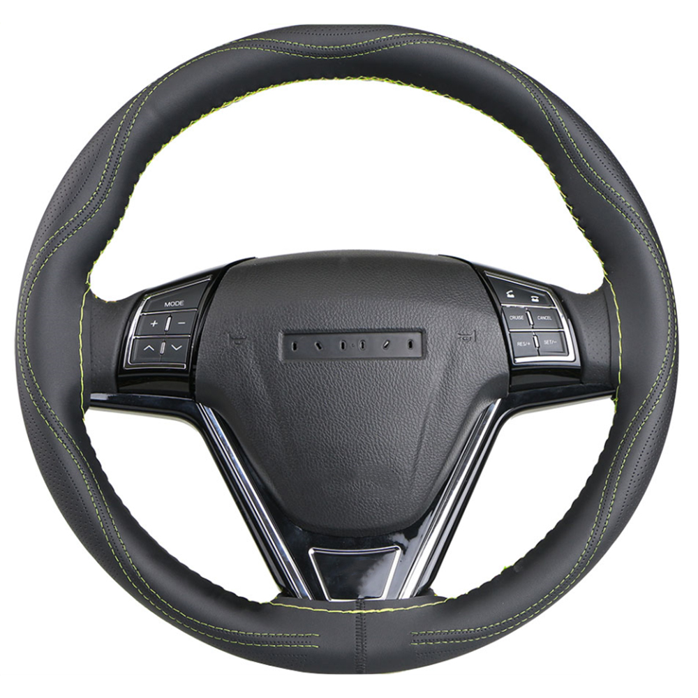 LEEPEE PU Leather With Needle and Thread Anti-slip DIY Car Steering Wheel Covers Steering-Wheel Protector Universal 38cm
LEEPEE PU Leather With Needle and Thread Anti-slip DIY Car Steering Wheel Covers Steering-Wheel Protector Universal 38cm