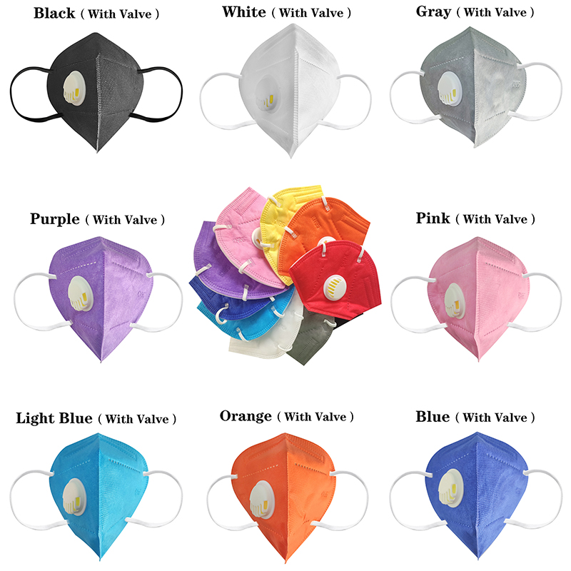 Hotsale kn95 Adult Face Masks With Valve Factory 95% Filter Colorful mask Activated Carbon Breathing 5 layer designer
Hotsale kn95 Adult Face Masks With Valve Factory 95% Filter Colorful mask Activated Carbon Breathing 5 layer designer