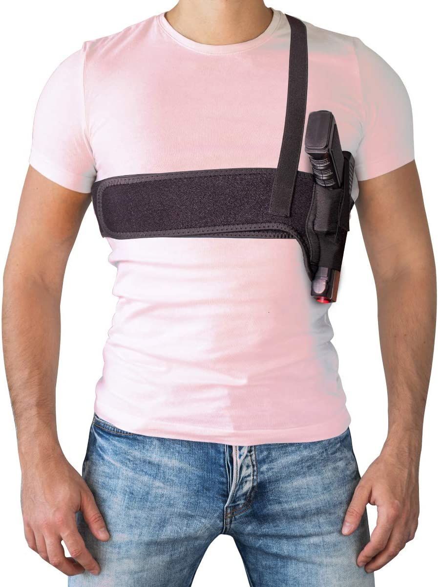 JIEDE Deep Concealment Shoulder Holster, Universal Underarm Holster for Subcompact and Compact Pistols, Fits Glock 17 19 26 42 43, M&P
JIEDE Deep Concealment Shoulder Holster, Universal Underarm Holster for Subcompact and Compact Pistols, Fits Glock 17 19 26 42 43, M&P